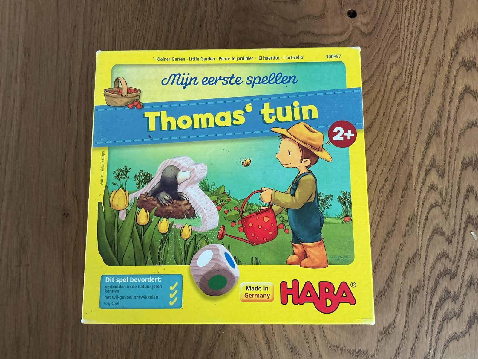 Mijn eerste spellen: Thomas' tuin (HABA) - Compleet, Een of twee spelers, Ophalen of Verzenden, Gebruikt