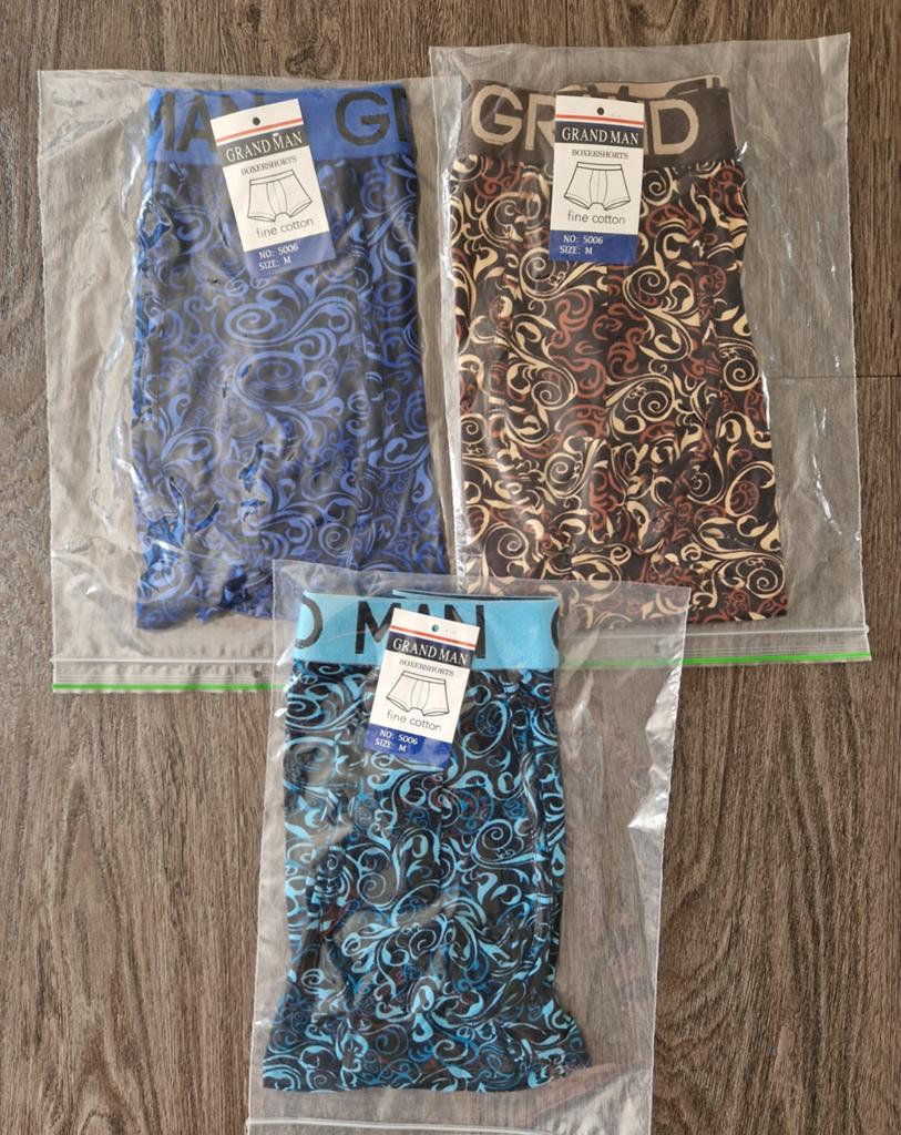 Stoere Boxershorts, Ophalen of Verzenden, Blauw, Grand Man, Boxer