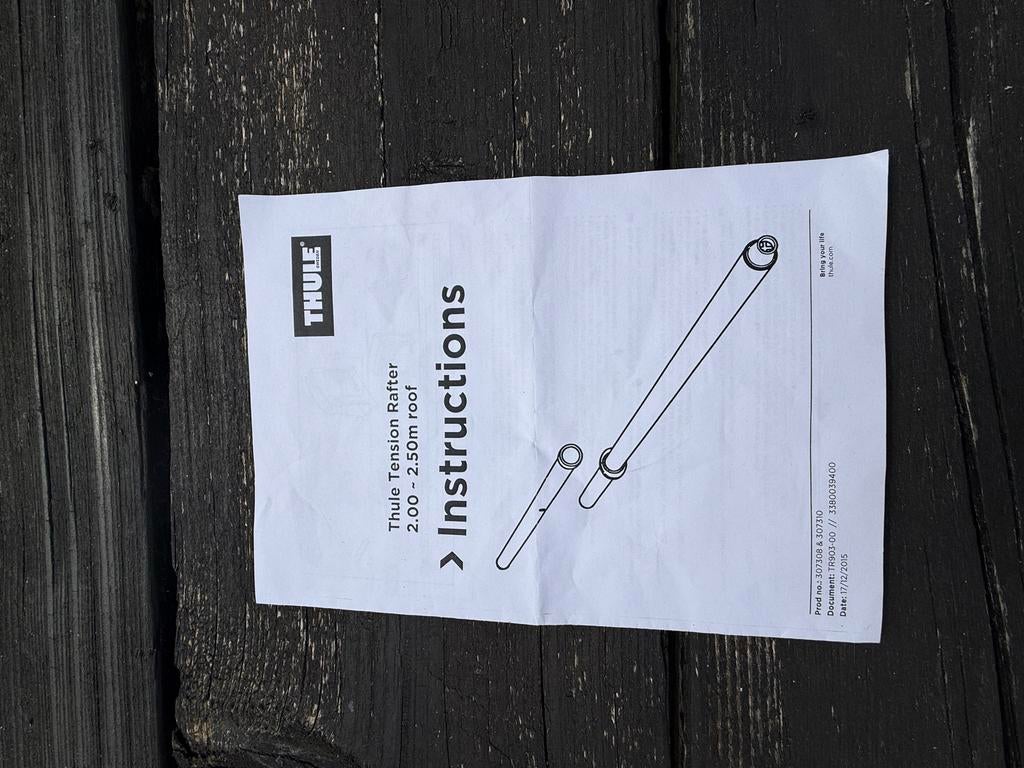 Thule Tension Rafter voor Omnistor 6200/6300 (2.00-2.50m), Ophalen, Gebruikt