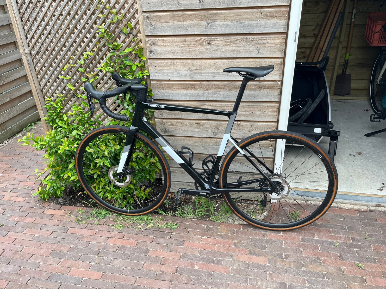 Cannondale SuperSix Evo Carbon 105 disc, 56, incl powermeter, Fietsen en Brommers, Fietsen | Racefietsen, 28 inch, Gebruikt, Carbon