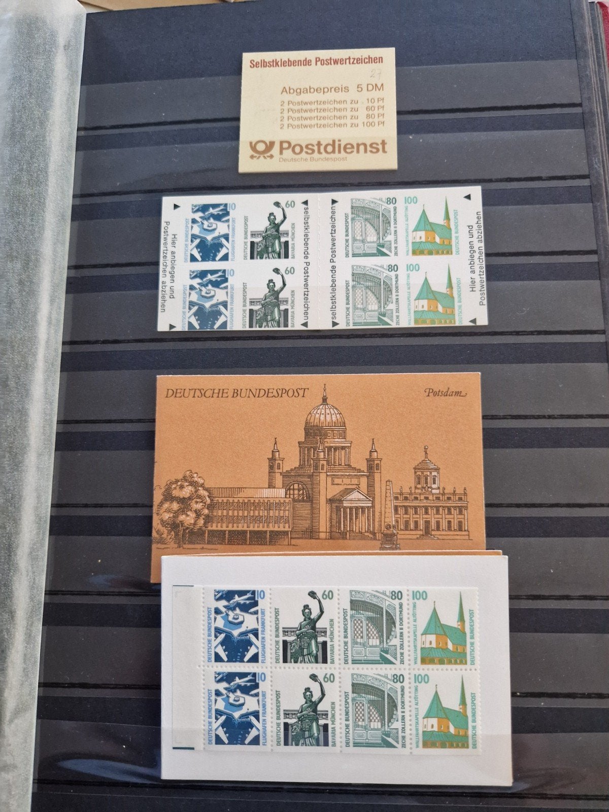 26 (automaat) boekjes Bundespost en Berlin, Ophalen of Verzenden