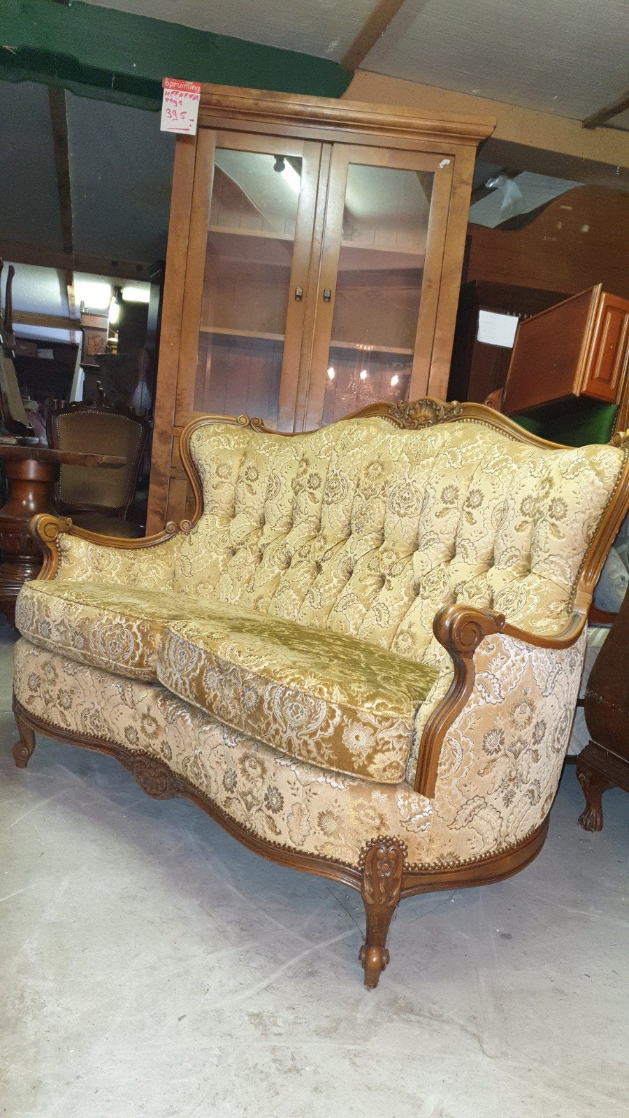 Lodewijk Stijl Bank en Fauteuils - Klassiek Zitmeubel, Ophalen