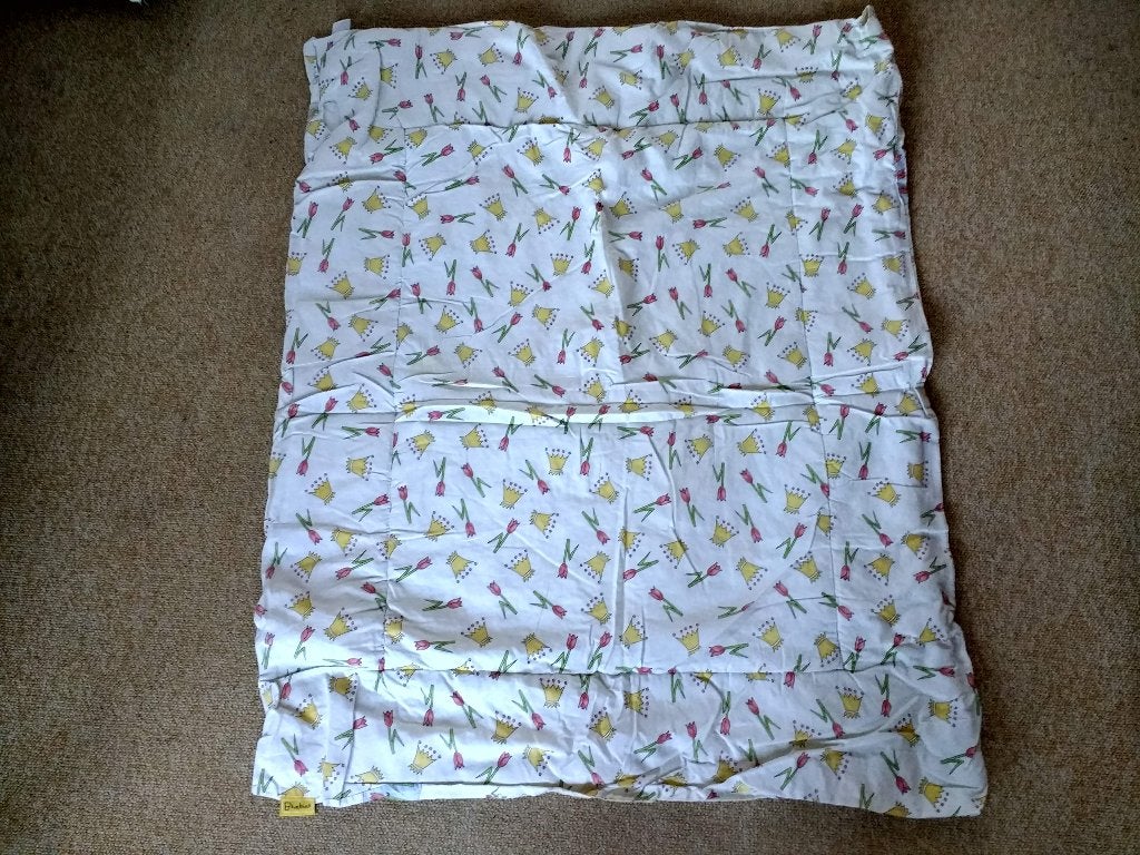 Boxkleed met tulpen, kroontjes, prinsjes, prinsesjes, Ophalen of Verzenden, Gebruikt