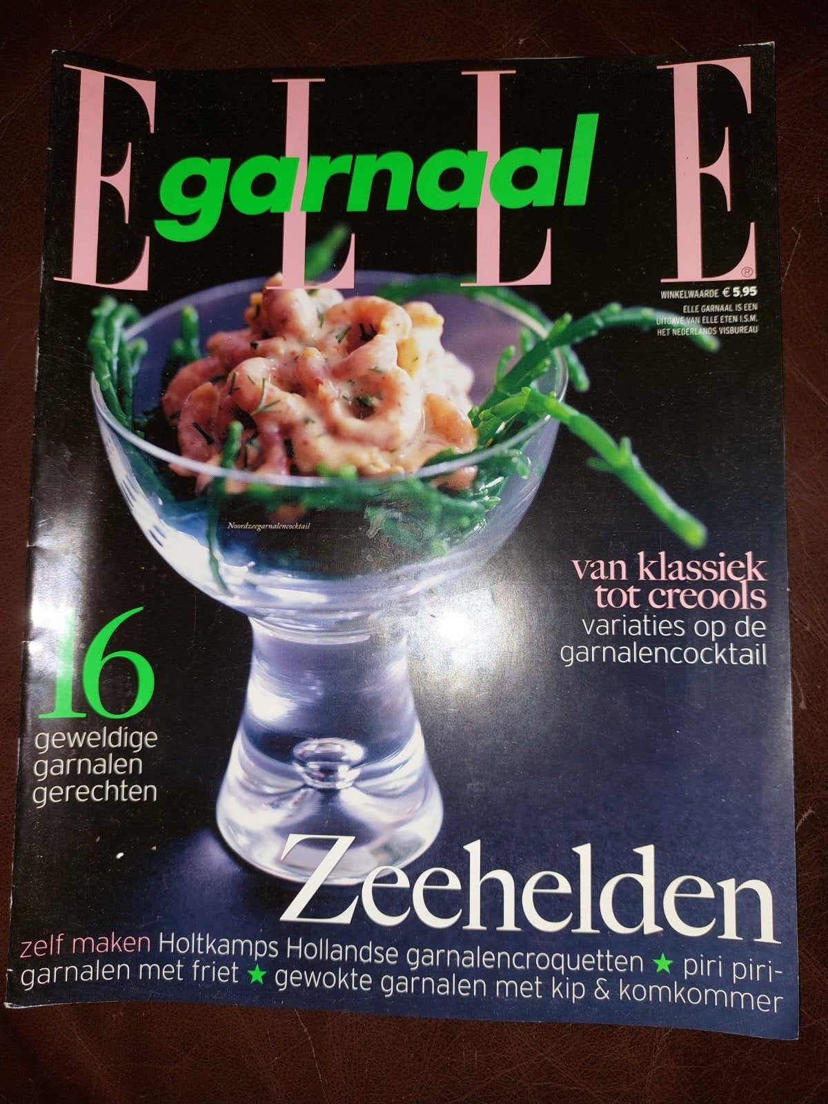 ELLE Garnaal - Magazine met 16 geweldige garnalengerechten, Boeken, Tijdschriften en Kranten, Ophalen of Verzenden, Zo goed als nieuw