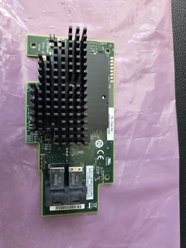 Intel RMS3HC080 SAS/SATA RAID Mezzanine Module + Kabel, Ophalen of Verzenden, Refurbished, Intern, Intel
