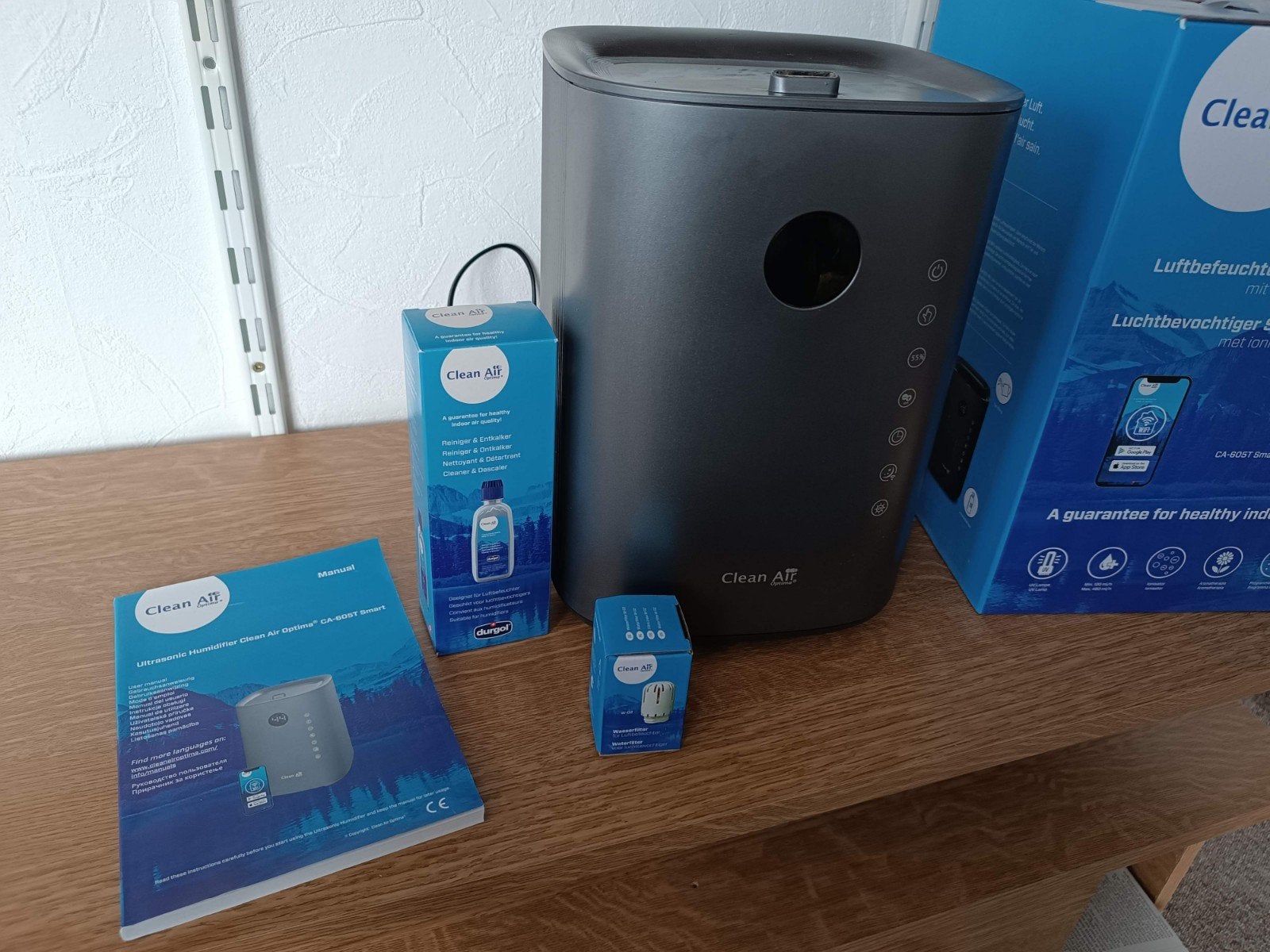 Clean Air Optima luchtbevochtiger Smart met ionisator, Ophalen, Kunststof, Modern, Gebruikt