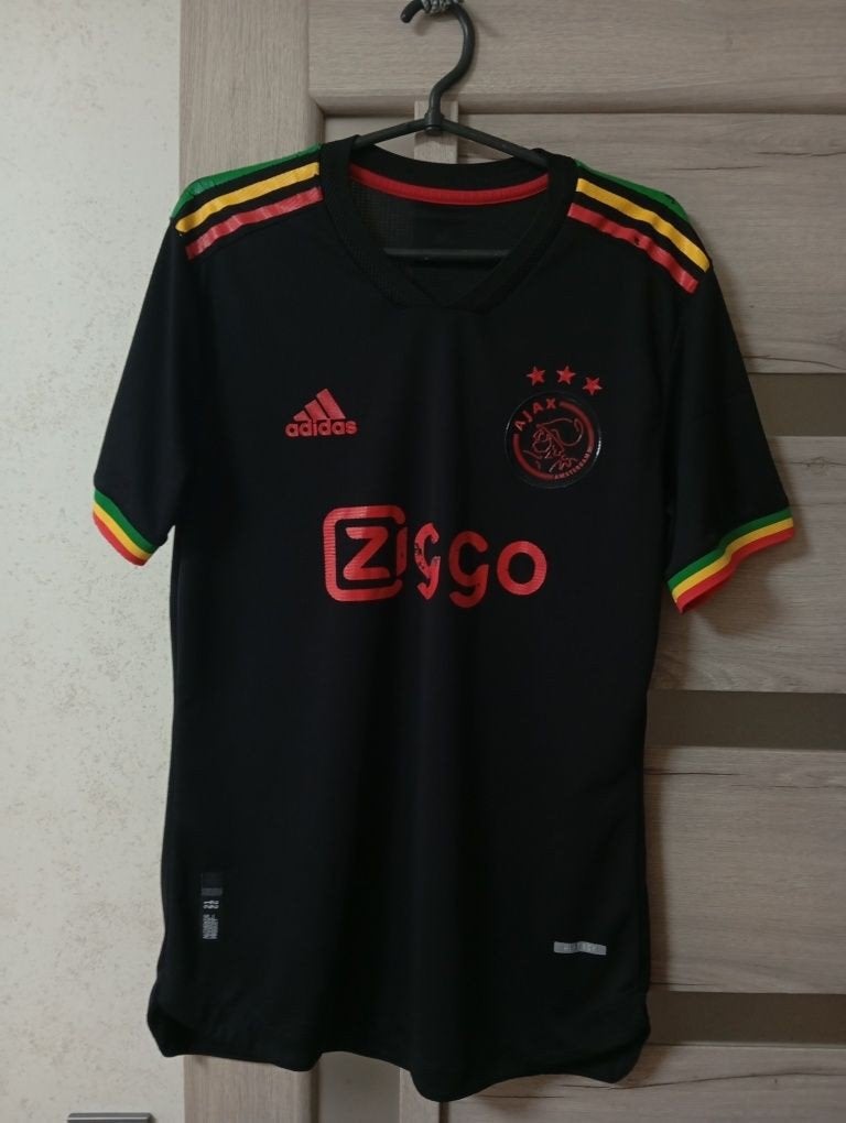 Ajax Bob Marley Thuisshirt Zwart Maat M, Maat M, Ophalen of Verzenden, Zo goed als nieuw, Shirt