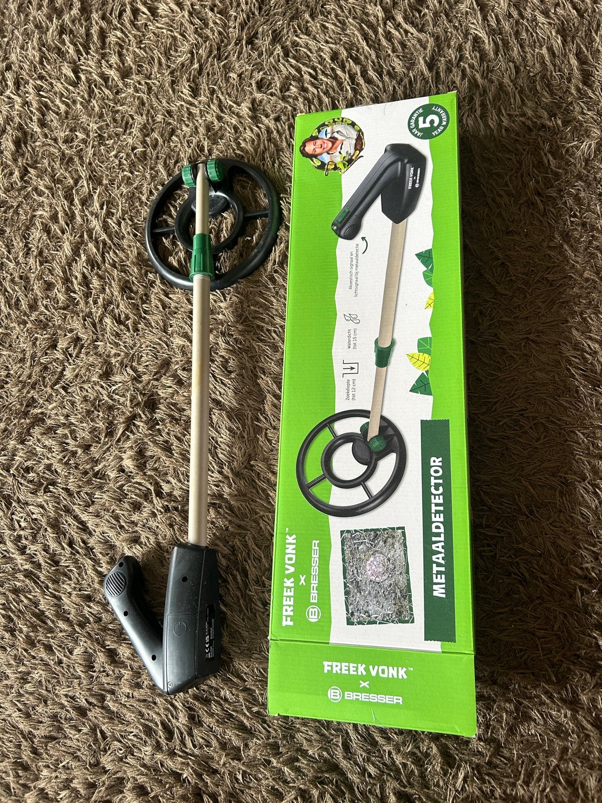Freek Vonk x Bresser Metaaldetector - Zo goed als nieuw, Overige merken, Ophalen of Verzenden, Zo goed als nieuw, 30 cm of minder