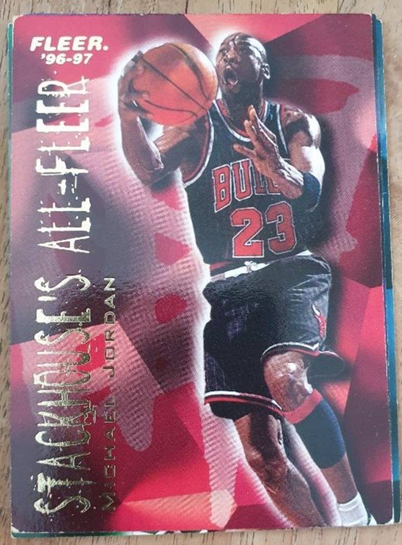 Stapel Fleer '96-97 NBA kaarten - diverse spelers, Verzamelen, Ophalen, Gebruikt, Buitenlandse clubs