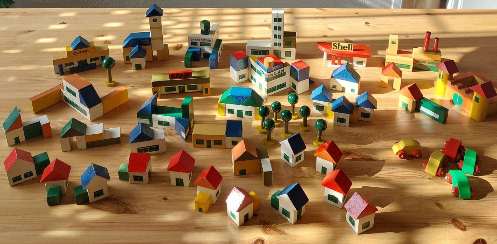 Houten dorpje, Ophalen, Gebruikt