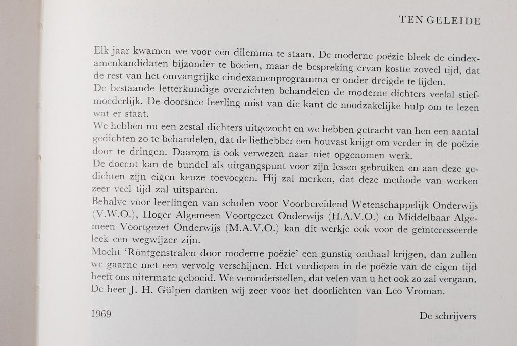 Röntgenstralen door moderne poëzie (1971), Boeken, Gedichten en Poëzie, Verzenden, Zo goed als nieuw