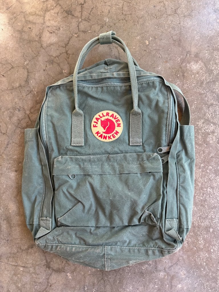 Fjallraven Kanken blauw/groen, Sieraden, Tassen en Uiterlijk, Tassen | Rugtassen, Ophalen of Verzenden, Gebruikt, Overige merken