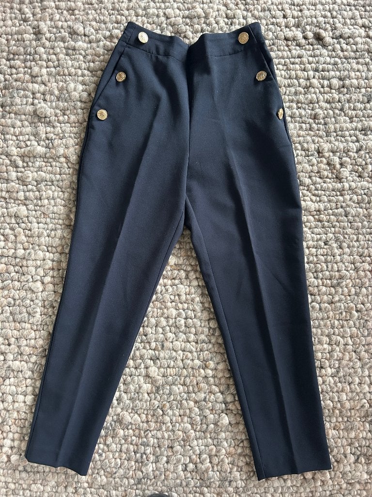 nieuwstaat ZARA Navy stijl pantalon maat S, Blauw, Zara, Ophalen of Verzenden, Zo goed als nieuw