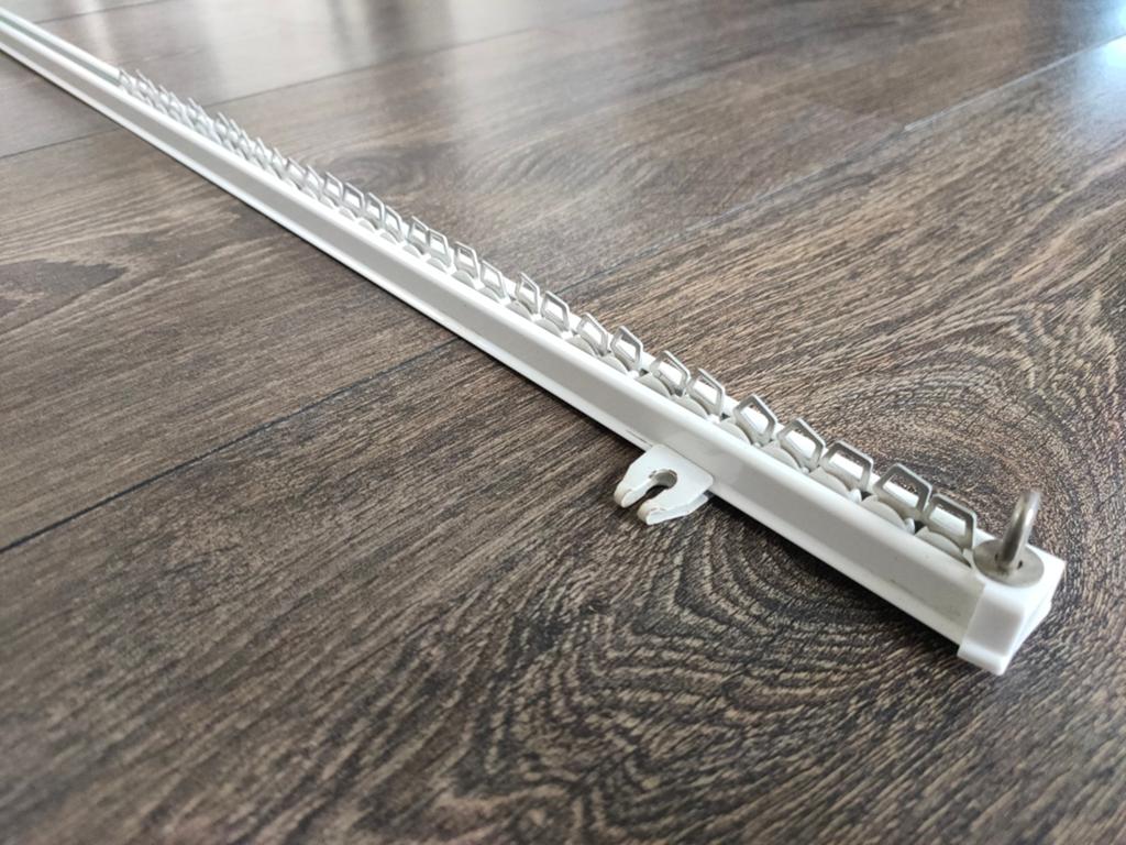 Gordijnrail 310cm z.g.a.n., Ophalen, Zo goed als nieuw, Wit