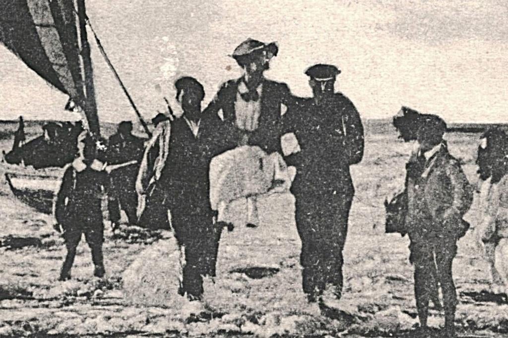 983574 Katwijk aan Zee Strand 1922 Postzegel Afgeweekt, Ophalen of Verzenden, 1920 tot 1940, Gelopen, Zuid-Holland