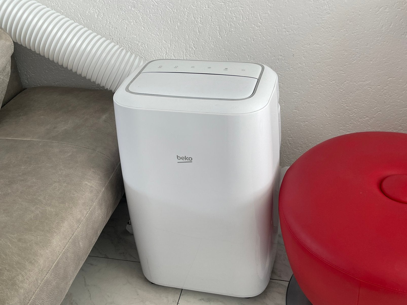 Beko Mobiele airco, Ophalen, Minder dan 60 m³, 3 snelheden of meer, Zo goed als nieuw
