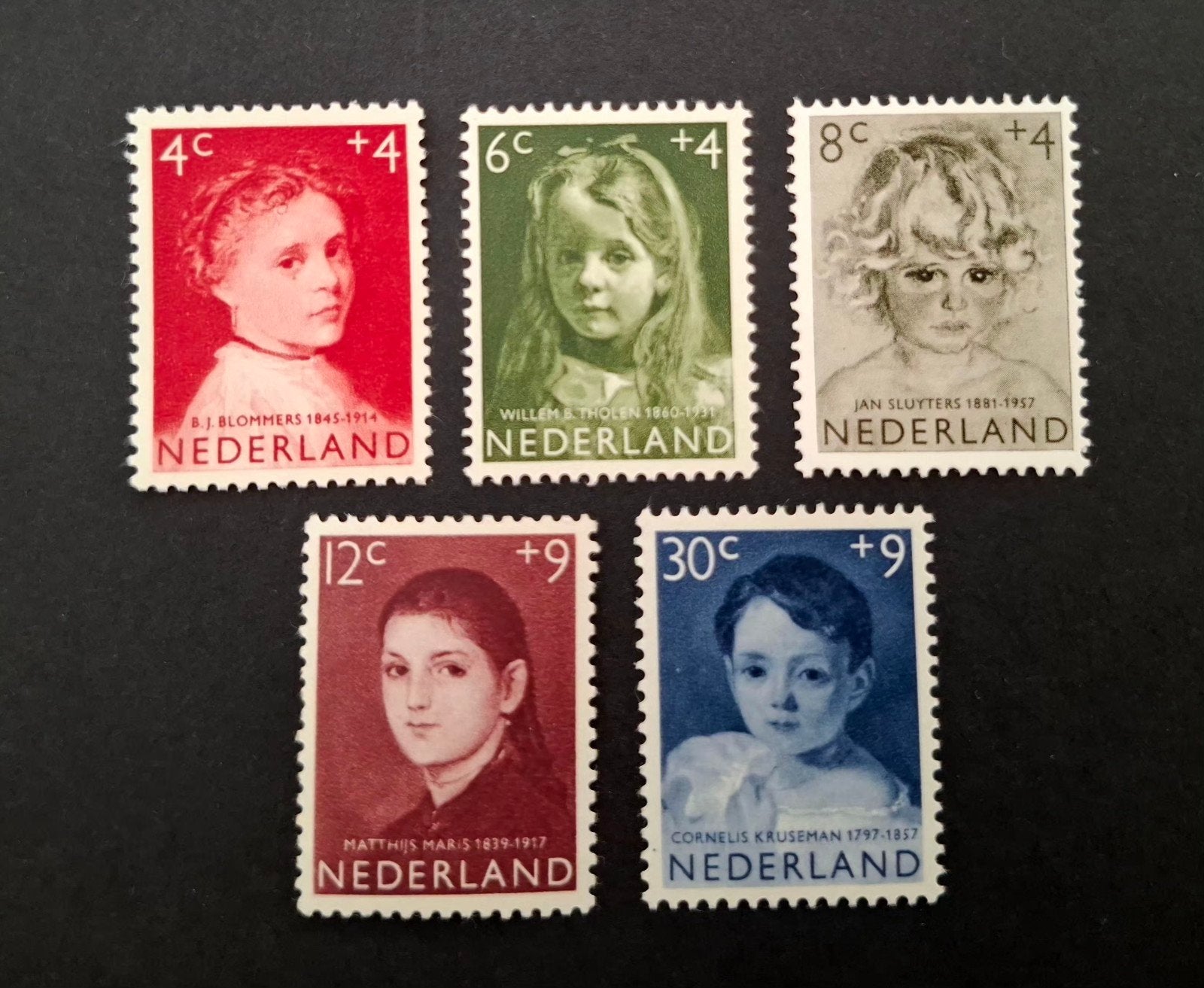 Nederland 1957 nvph nr 702-706 Kinderzegels, Ophalen of Verzenden, Postfris