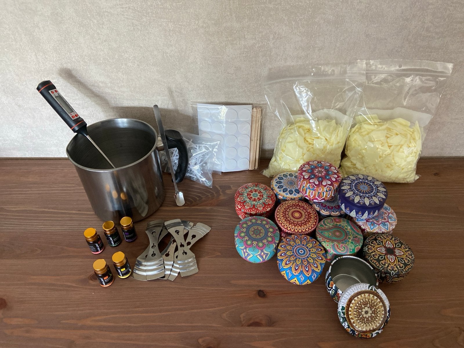 Complete Kaarsen Maakset - DIY Kaarsen Kit, Ophalen of Verzenden, Nieuw, Knutselwerk