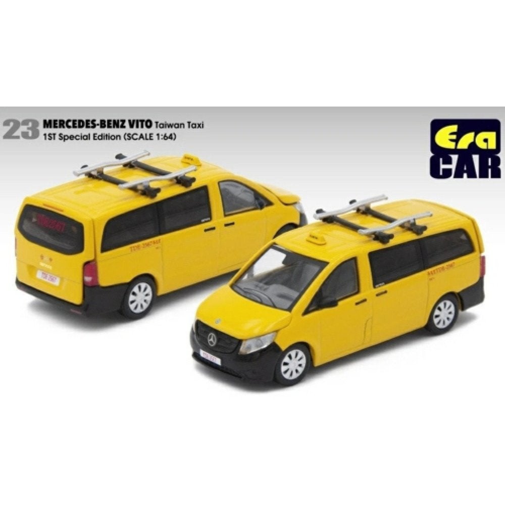 Mercedes-Benz Vito van Era Car 1/64 Taiwan Taxi, Ophalen of Verzenden, Nieuw, Auto