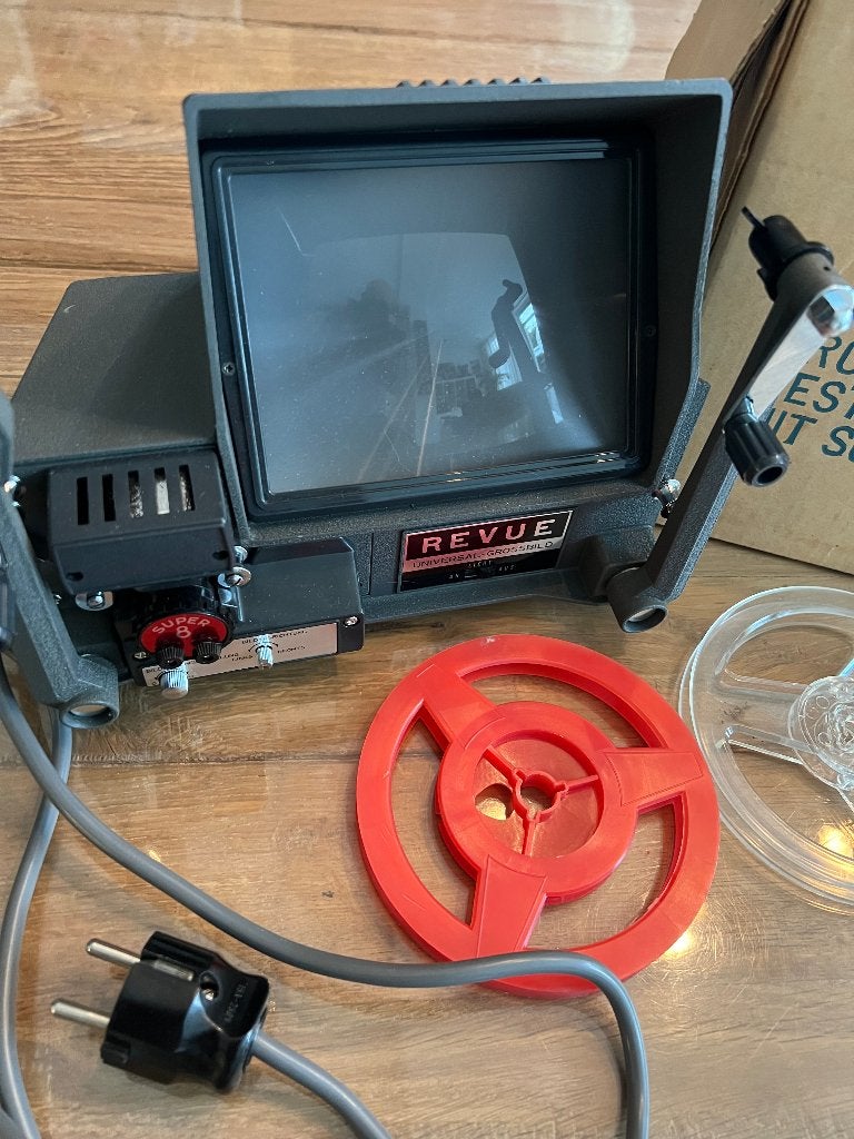 Revue Grote Schermviewer 8mm / Super 8 Filmviewer, Verzamelen, Ophalen of Verzenden, 1960 tot 1980, Overige typen