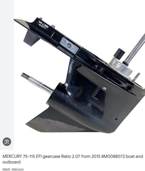 MERCURY F75-115 EFI Staartstuk / Gearhousing /Gearcase, Ophalen of Verzenden, Gebruikt, Motor en Techniek