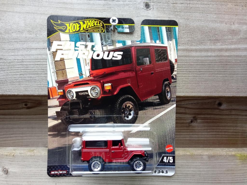 Toyota Land Cruiser FJ43 Hotwheels RealRiders Fast & Furious, Ophalen, Nieuw, Auto
