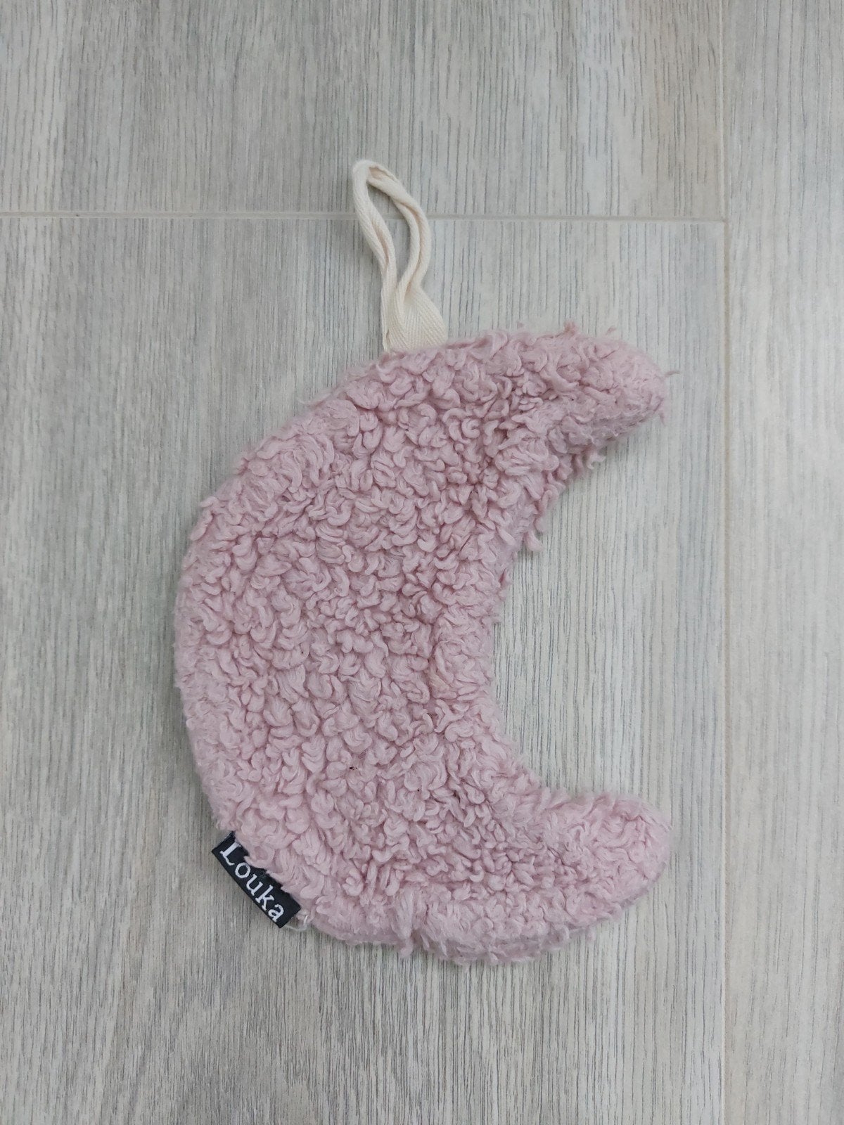 Knuffel knuffeldoekje louka maan roze speen L2, Ophalen of Verzenden, Zo goed als nieuw