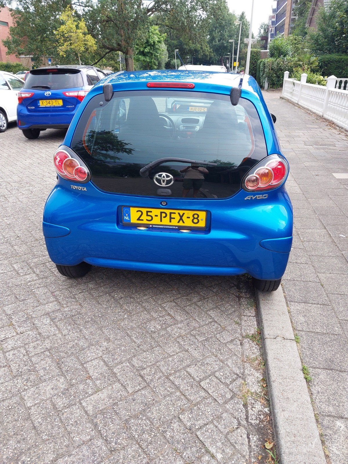 Toyota Aygo 1.0 12V Vvt-i 5DRS 2011 Blauw, Auto's, Toyota, Voorwielaandrijving, 68 pk, Origineel Nederlands, Handgeschakeld