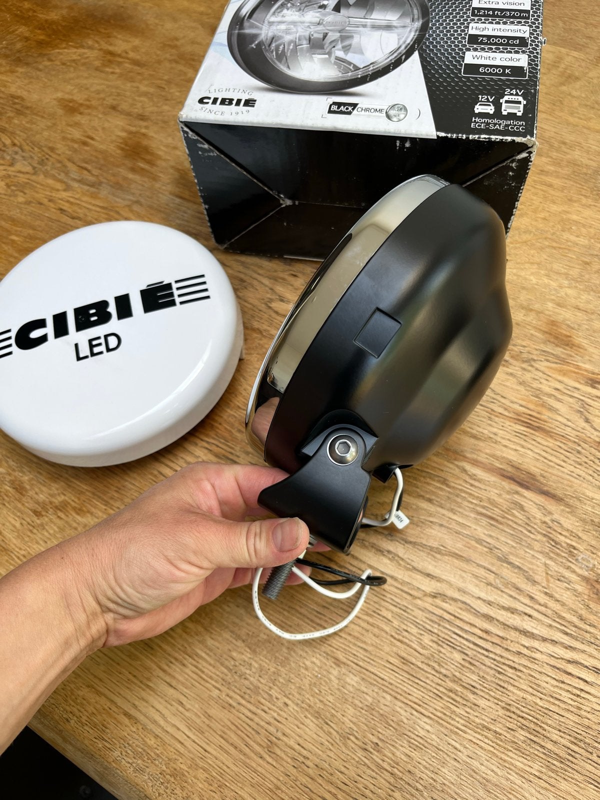 Cibie Oscar LED Verstraler 180mm met kap - Nieuw in doos, Auto-onderdelen, Ophalen, Nieuw, Universele onderdelen