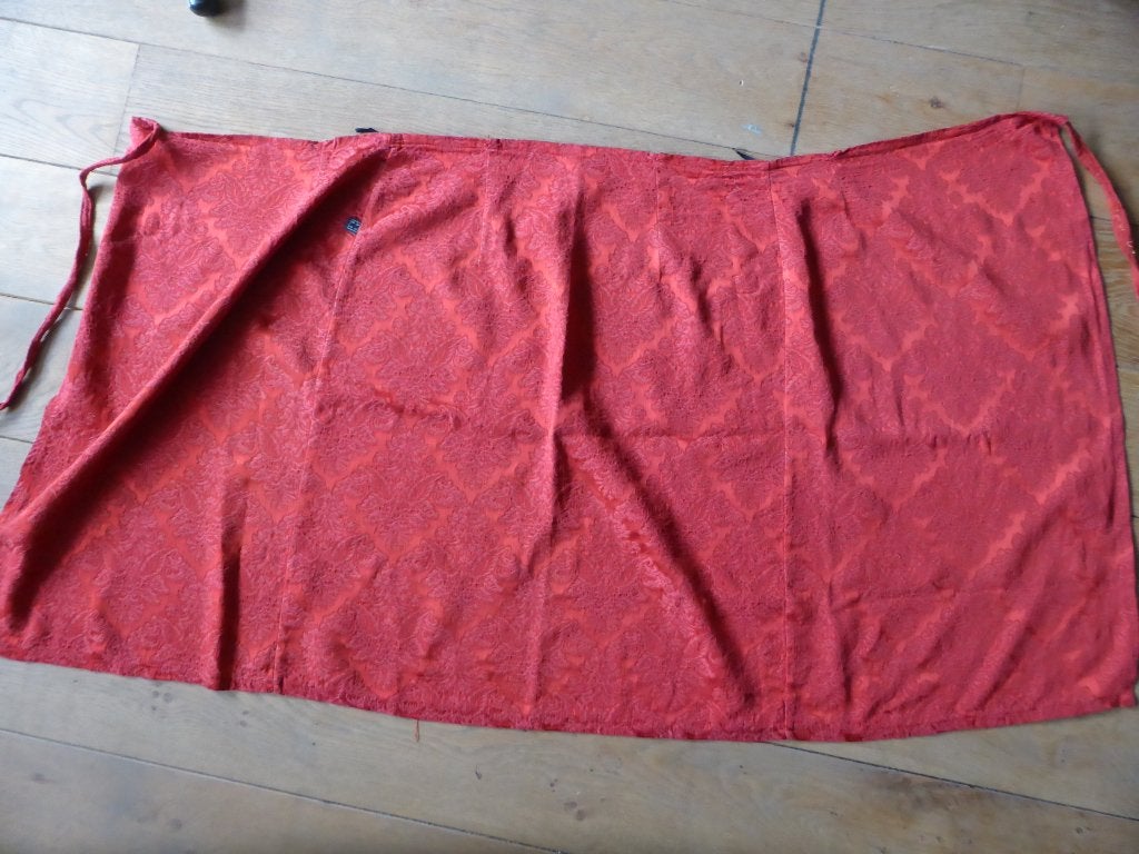 Rode overslagrok wikkelrok van ART, maat M, Maat 38/40 (M), ART, Ophalen of Verzenden, Knielengte
