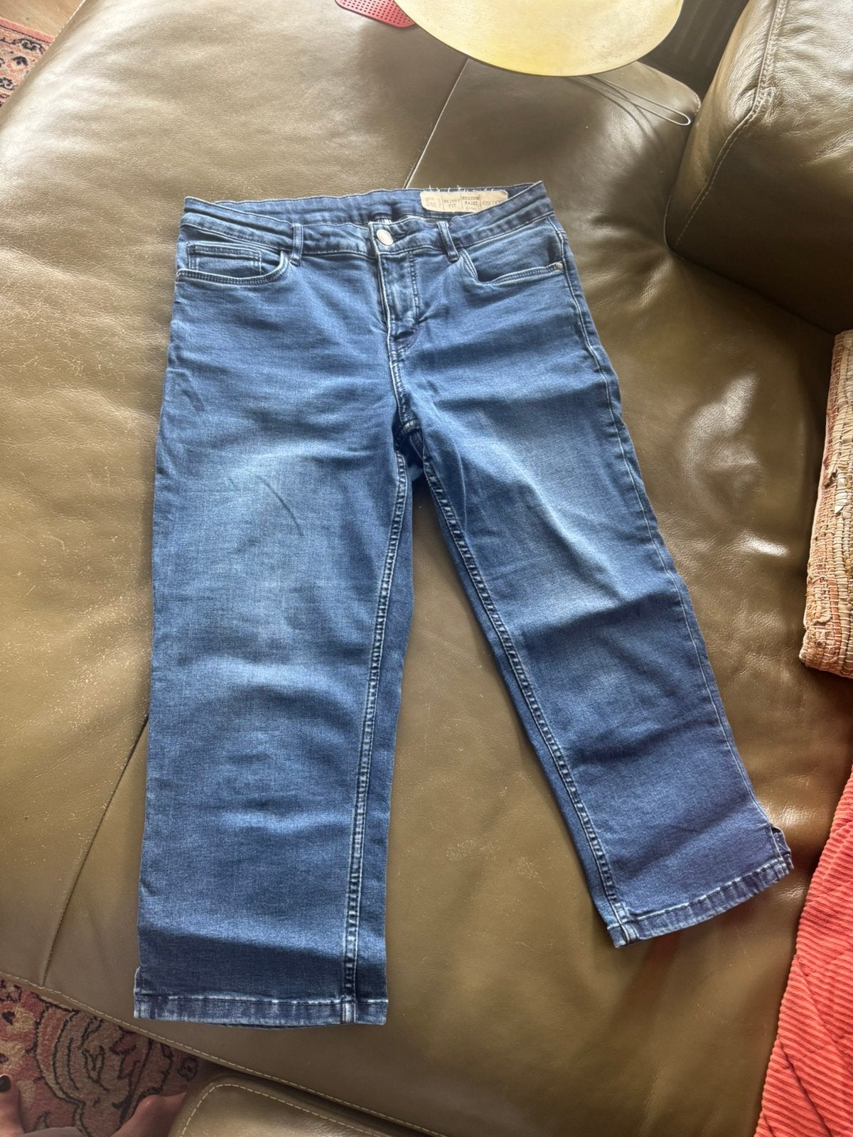 Spijkerbroek capri - maat 36 - Esmara, Ophalen of Verzenden, Zo goed als nieuw, Blauw, W28 - W29 (confectie 36)