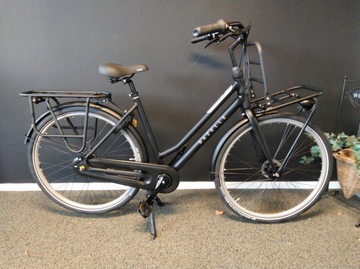 Gazelle Heavy Duty | D54 | 7V | okt-2025 | Dames Zwart mat, Ophalen, -, -, Versnellingen