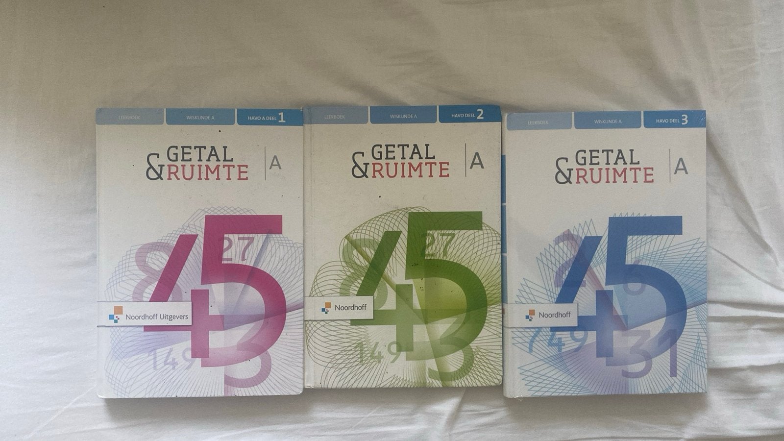Getal & Ruimte A - Wiskunde HAVO/VWO Boeken (Deel 1, 2, 3), Boeken, Ophalen, Gelezen, HAVO, Wiskunde A