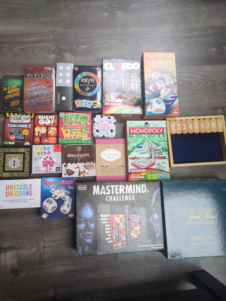 Diverse spellen, Hobby en Vrije tijd, Gezelschapsspellen | Bordspellen, Ophalen of Verzenden