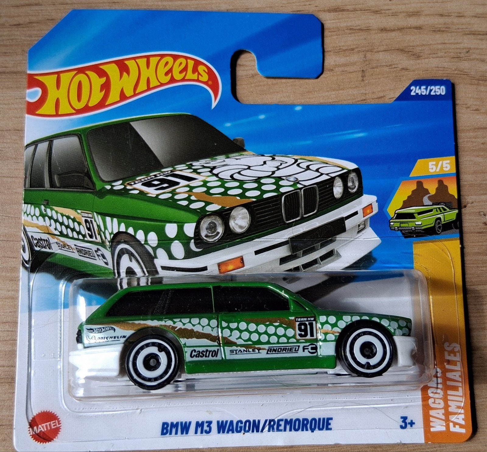 Hot Wheels BMW M3 Wagon/Remorque - Groen (245/250), Ophalen of Verzenden, Nieuw
