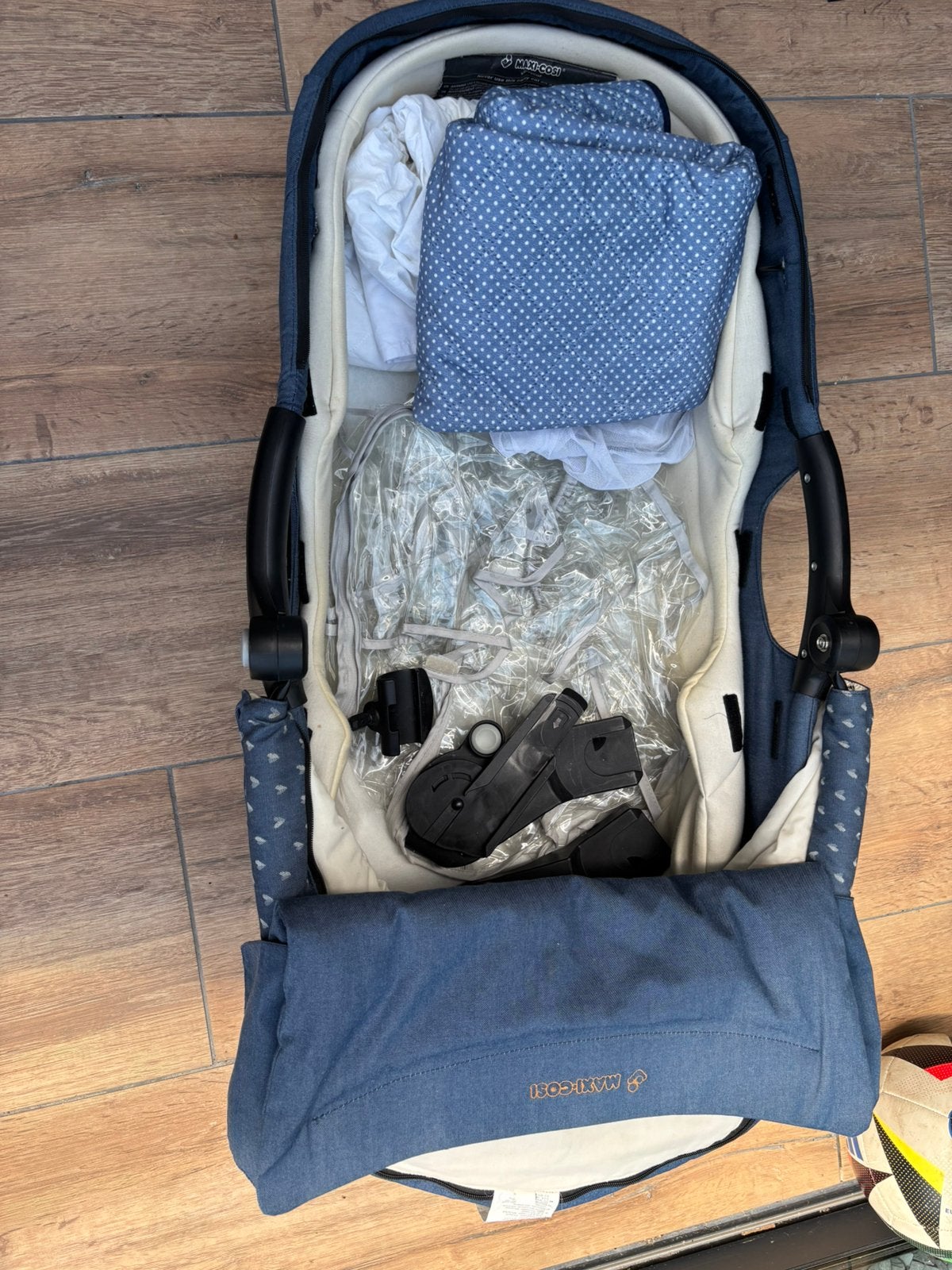 Maxi cosi mura 4 plus denim heart wagenbak, Ophalen, Zo goed als nieuw, Maxi-Cosi