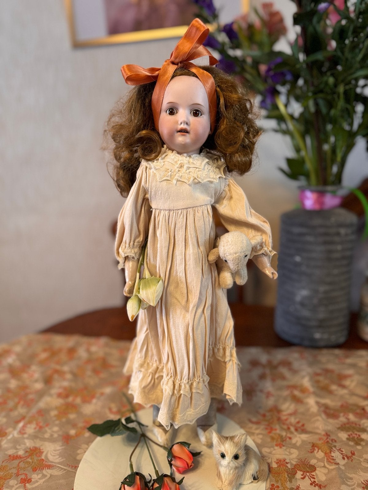 Antieke Armand Marseille 370 Kid Body Pop - 47cm, Ophalen of Verzenden, Gebruikt, Pop