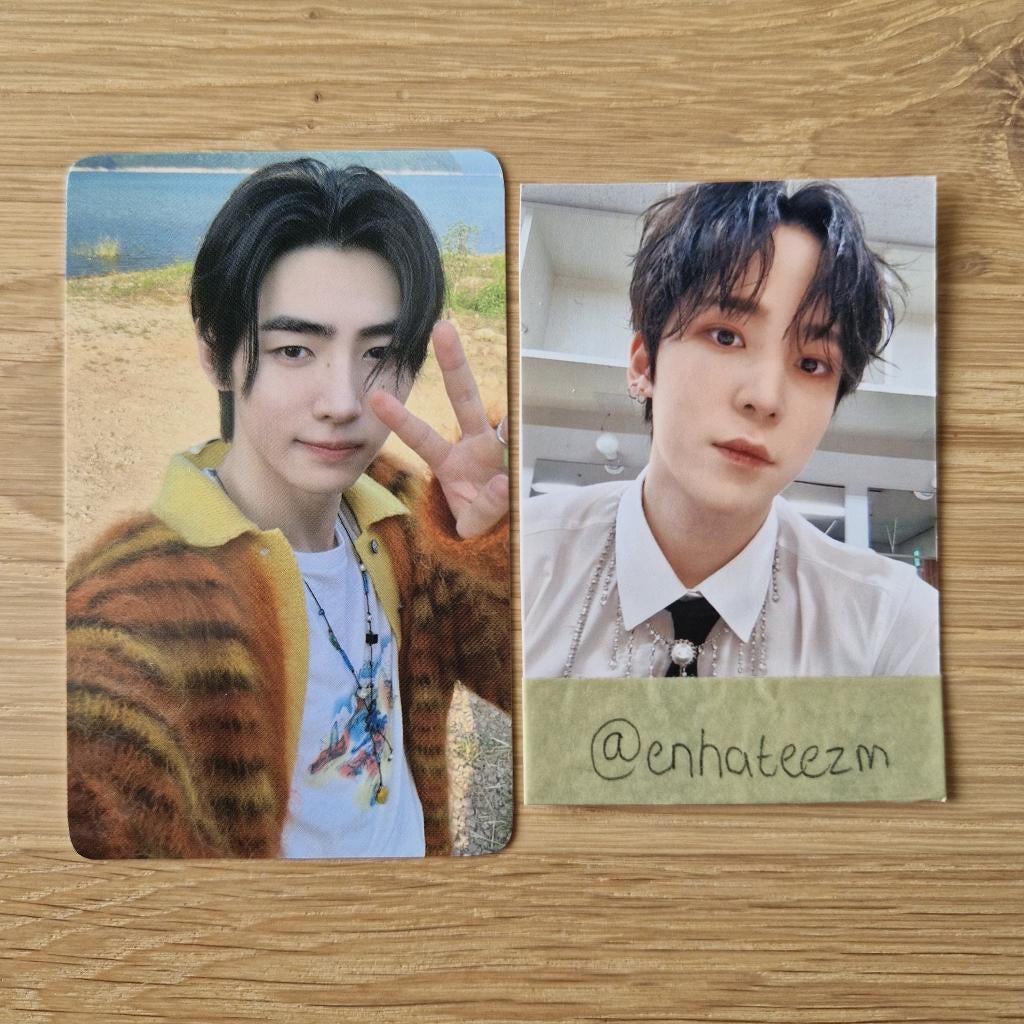 Enhypen Sunghoon lucky draw photocard, Verzenden, Zo goed als nieuw, Foto of Kaart