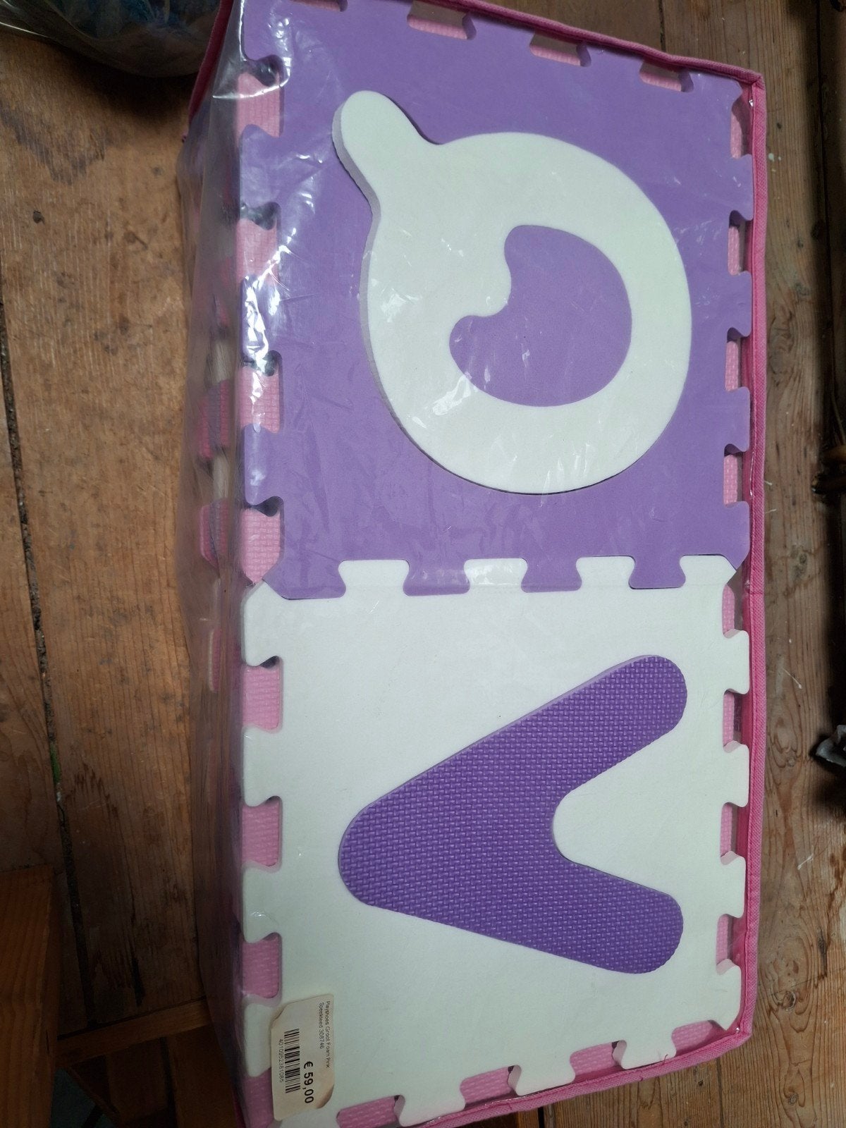 Letter cijfer mat, Ophalen, Zo goed als nieuw, Babygym