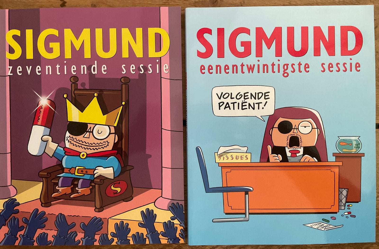Twee delen Sigmund 17 en 21, Meerdere stripboeken, Ophalen of Verzenden, Zo goed als nieuw