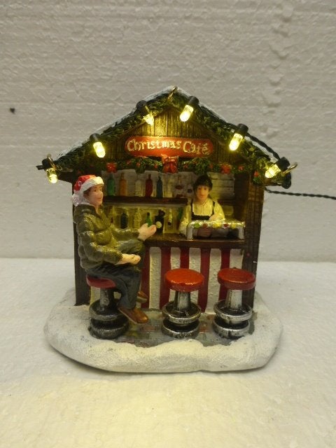 luville Christmas Cafe kersdorp kersthuisje bier kraam kerst, Diversen, Ophalen of Verzenden