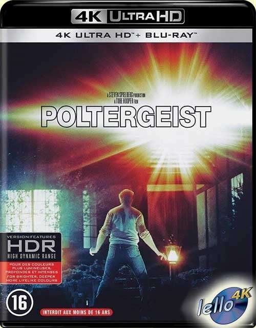 Blu-ray 4K: Tobe Hooper's Poltergeist (1982) NS NL, Ophalen of Verzenden, Zo goed als nieuw, 4K Ultra HD Blu-ray, Horror