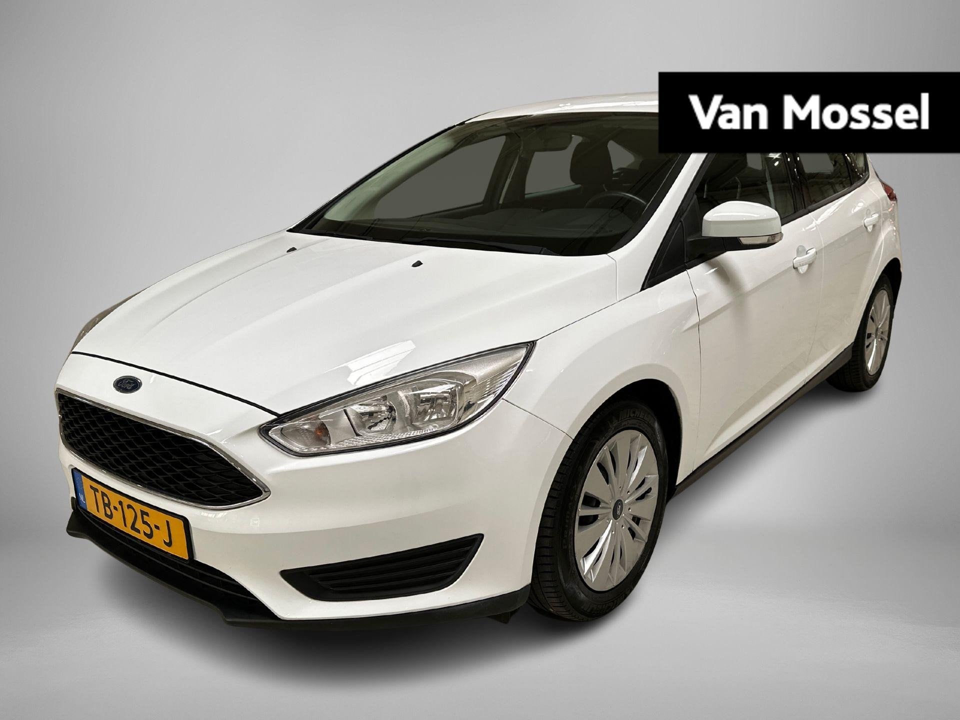 Ford Focus 1.0 100 Pk 5-Deurs Trend | Airconditioning | Radi, Dealer onderhouden, Gebruikt, 635 kg, Wit
