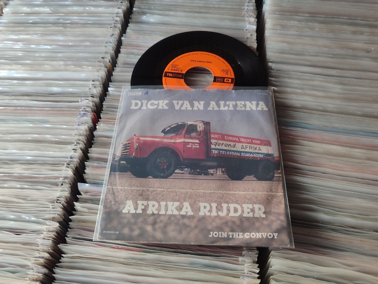 Dick van Altena Afrika rijder Telstar, Cd's en Dvd's, Vinyl | Nederlandstalig, Ophalen, Zo goed als nieuw, Overige formaten, Levenslied of Smartlap