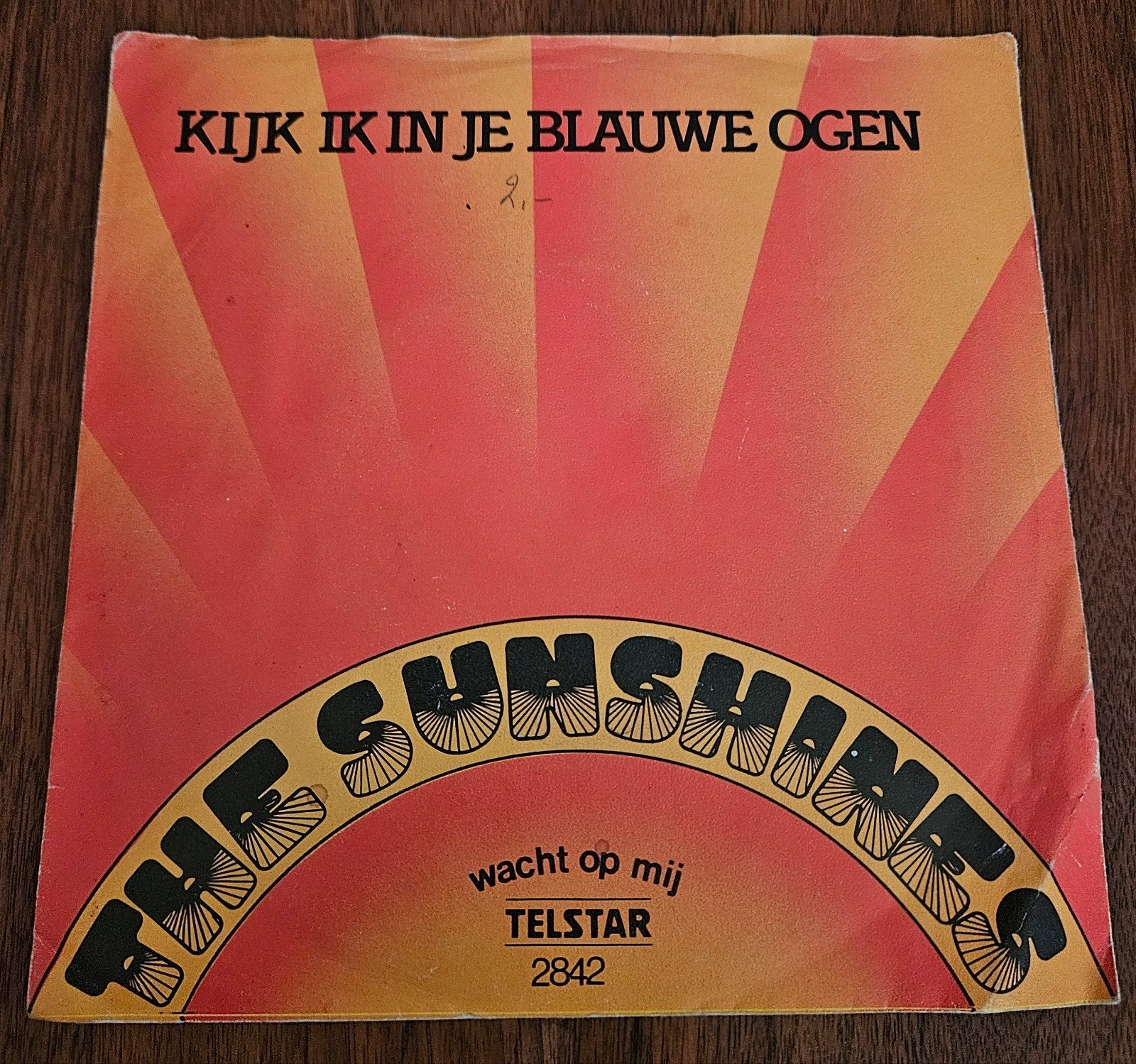 The sunshines - kijk ik in je blauwe ogen, Cd's en Dvd's, Vinyl | Nederlandstalig, Ophalen of Verzenden, Gebruikt, Overige formaten