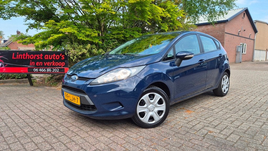 Ford Fiesta 1.25 Limited AIRCO-2010, Auto's, Voorwielaandrijving, Euro 5, Stof, 4 cilinders
