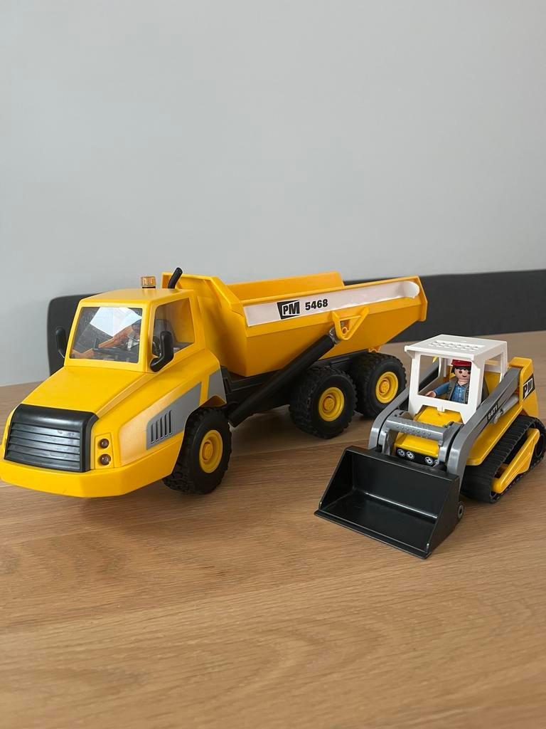 Playmobil 5468 Kiepwagen & 5471 Minigraver Set, Kinderen en Baby's, Speelgoed | Playmobil, Ophalen, Gebruikt