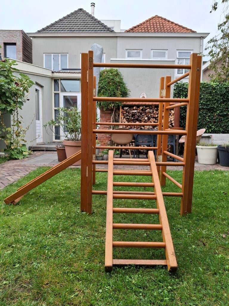 Janssen-Fritsen Combi Gym Klimrek met Ladders, Ophalen of Verzenden, Gebruikt, Klimwand