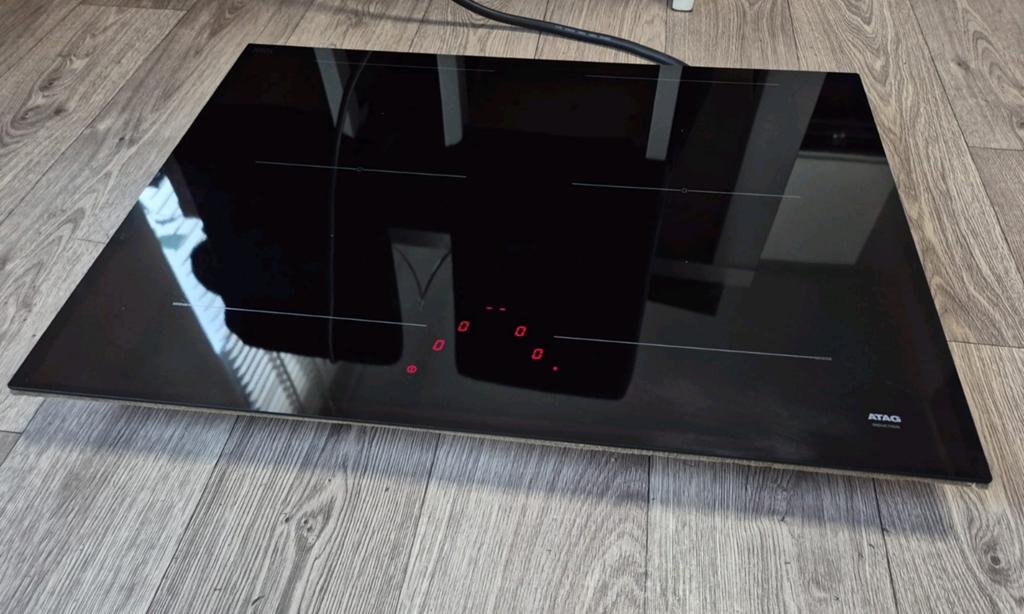 Luxe ATAG HI07471EV inductie kookplaat inbouw 60CM, Witgoed en Apparatuur, Ophalen, 4 kookzones, Zo goed als nieuw, Energieklasse A of zuiniger