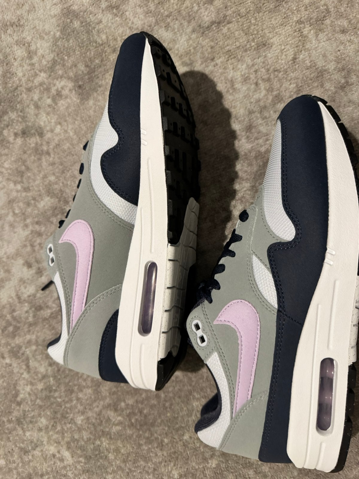 Nike Air Max 1 Thunder Blue EU 42 Nieuw + Doos, Blauw, Nieuw, Ophalen of Verzenden, Sneakers of Gympen